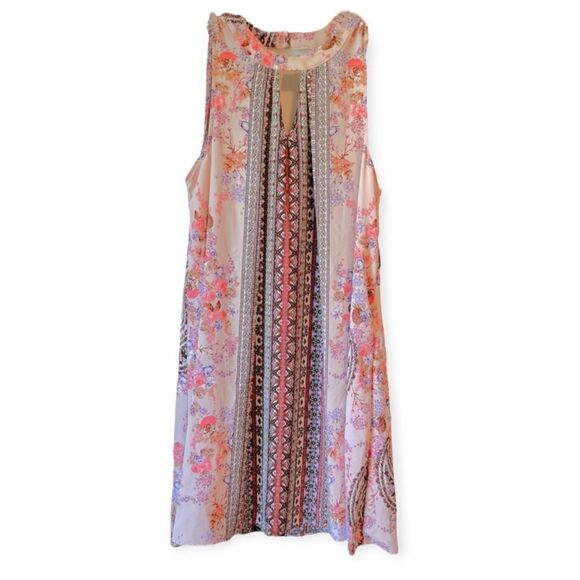 Taylor & Sage Floral Boho Shift Dress - Picture 1 of 10